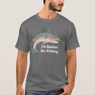 Camiseta Salmões que eu preferencialmente estaria pescando