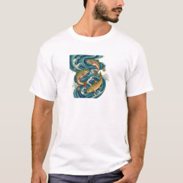 Camiseta Salmon and Whirlpools