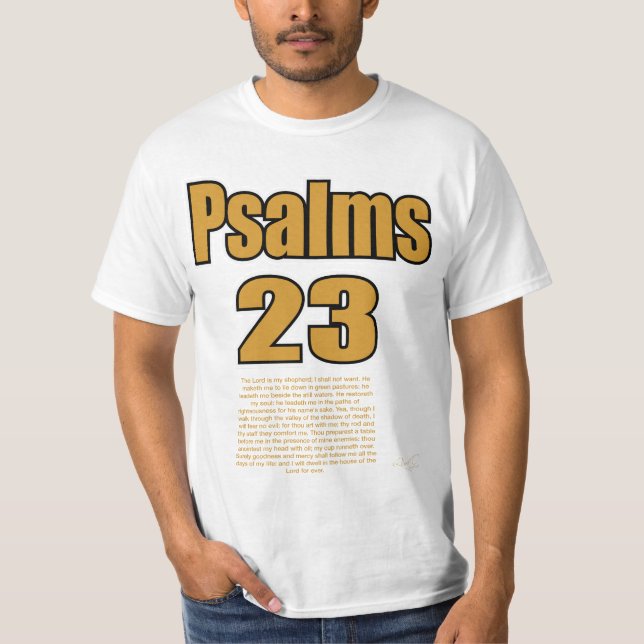 Camiseta Salmos 23 (Frente)