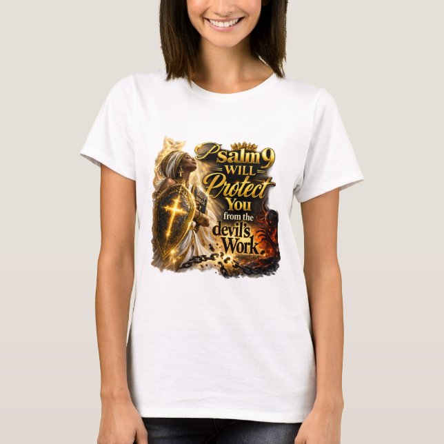 Camiseta Salmos 9  (Frente)