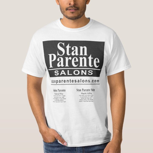 Camiseta Salões de beleza de Stan Parente (Frente)