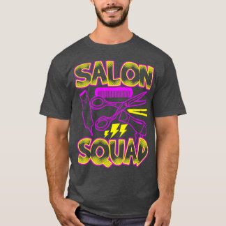 Camiseta Salon Squad Engraçado Curativo Clássico de Cabelo