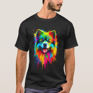 Camiseta Salpico de Cachorro Vibrante