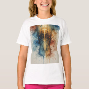 Camiseta Salpicos, vibrações de pintura,