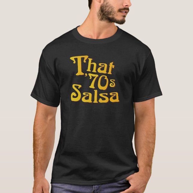 Camiseta salsa 70s (Frente)