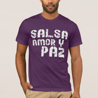 Camiseta Salsa Amor y Paz