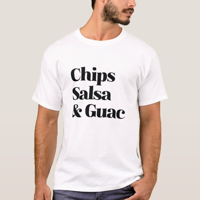 Camiseta Salsa Chips E Guac (Frente)