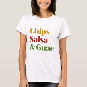 Camiseta Salsa Chips E Guac