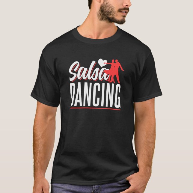 Camiseta Salsa Dançando Dança Latina (Frente)