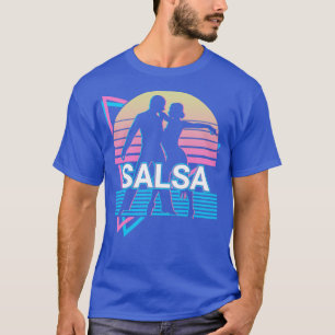 Camiseta Salsa Dançando Salsa Dancer Retro Gift