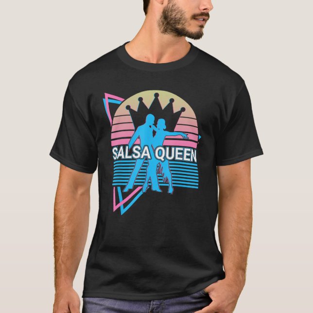 Camiseta Salsa Dance Dançer Dancer Salsa Queen (Frente)
