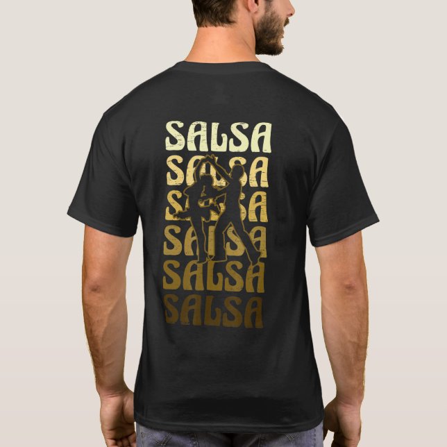 Camiseta Salsa Dance para música latina Dance Salsa (Verso)