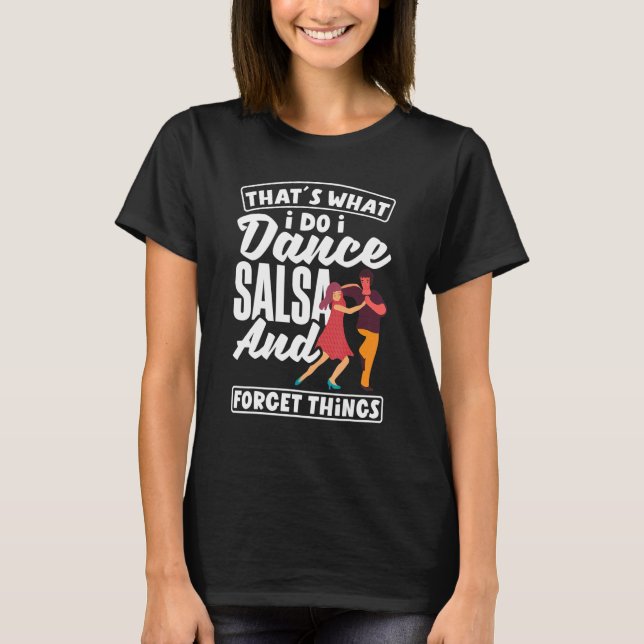 Camiseta Salsa Dance Salsa Dancing   (Frente)