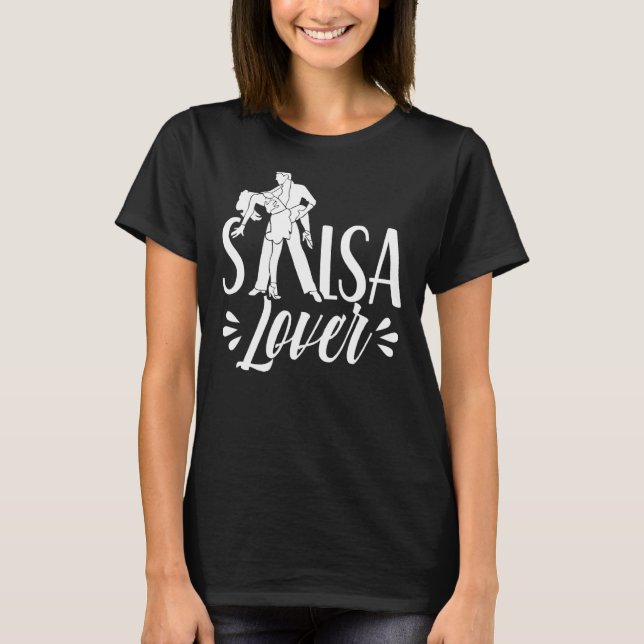 Camiseta Salsa Dançer Dançarino Latim (Frente)
