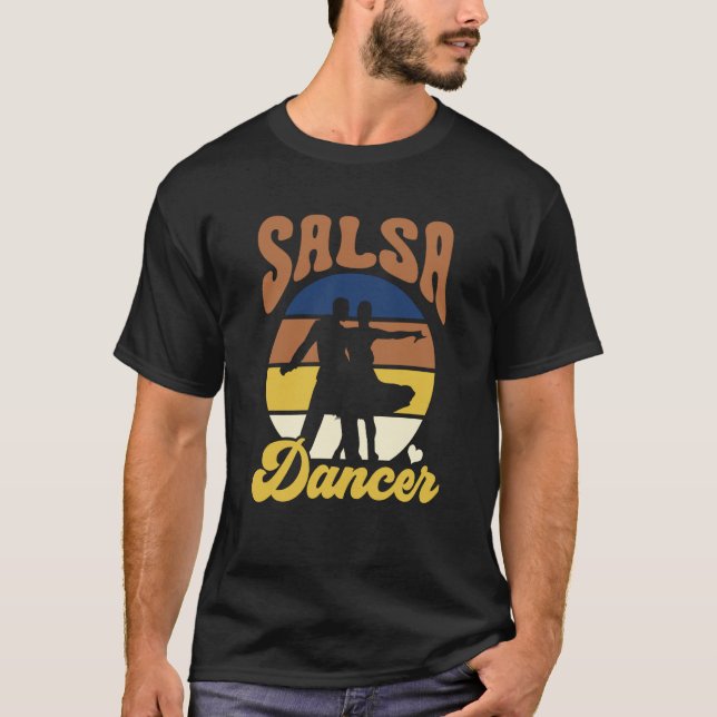 Camiseta Salsa Dancer Dance Dancing Latin (Frente)