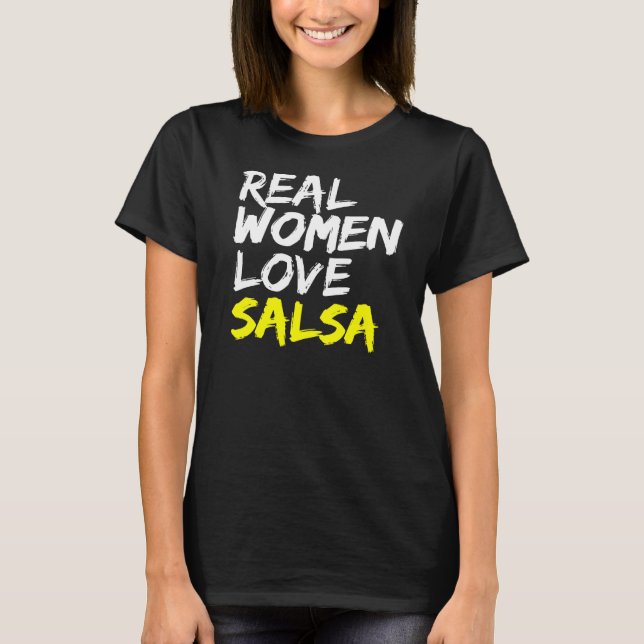 Camiseta Salsa Dancer Dance Partner Women Love Salsa (Frente)