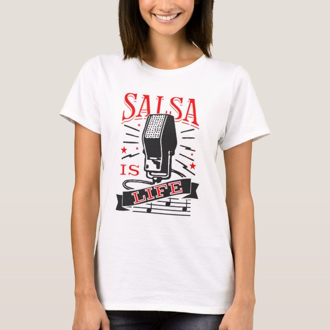 Camiseta Salsa é a vida (Frente)