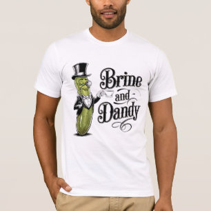 Camiseta Salsa Engraçada e Pepino Elegante Punheta