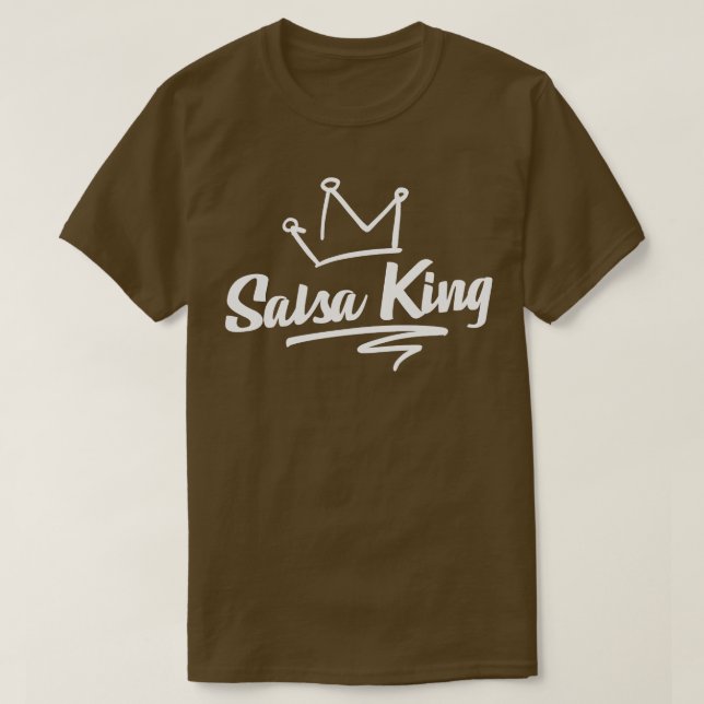 Camiseta Salsa King (Frente do Design)