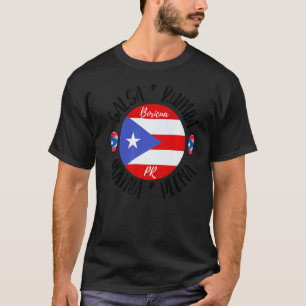 Camiseta Salsa Plena Bomba Rumba Salsa Dança Para Mulheres