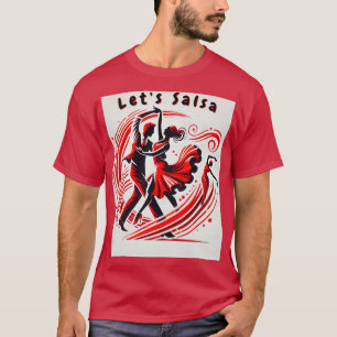 Camiseta Salsa Salsa Dança T-Shirt Striking Salsa