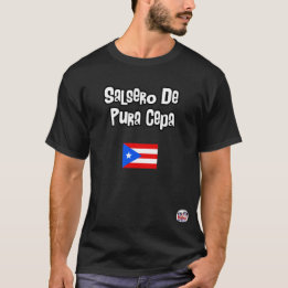 Camiseta Salsero de Pura Cepa Puerto Rico