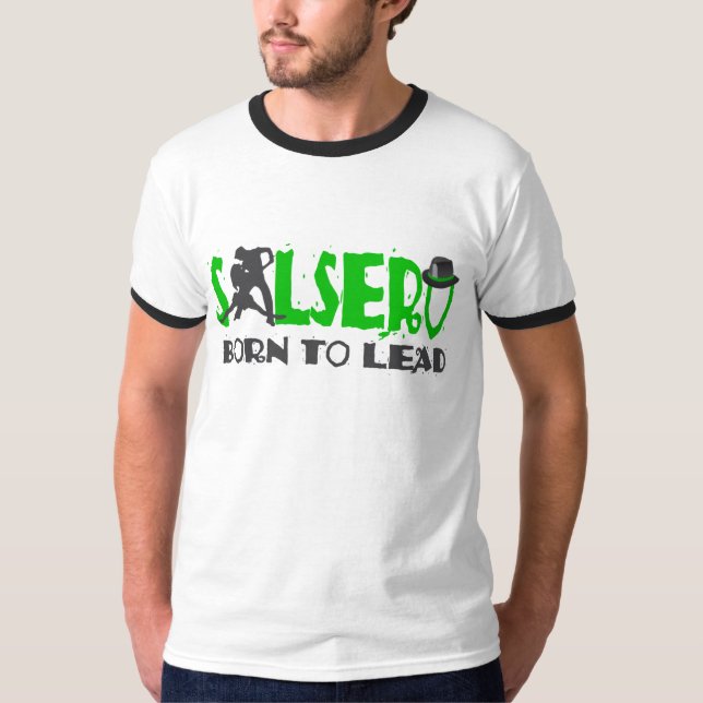 Camiseta SALSERO - NASCER A CONDUZIR com o t-shirt do casal (Frente)