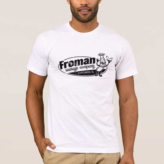 Camiseta Salsicha co Chicago illinois de Froman (Frente)