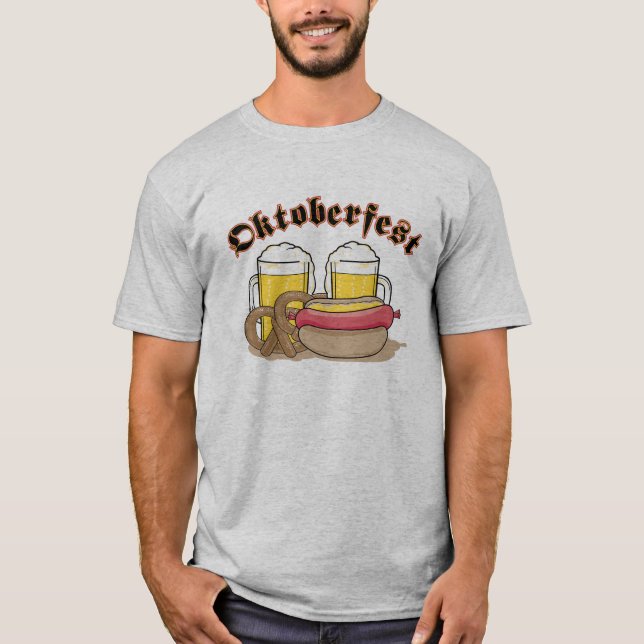 Camiseta Salsicha de Oktoberfest (Frente)