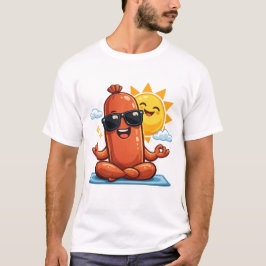 Camiseta Salsicha Yoga