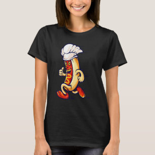 Camiseta Salsichas Legais do Frank Cachorro-Quente Chapéu d