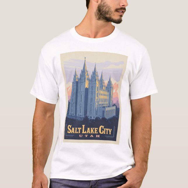 Camiseta Salt Lake Temple | Salt Lake City, Utah (Frente)