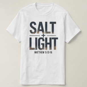 Camiseta "SALT + LIGHT Cristão – Mateus 5:13