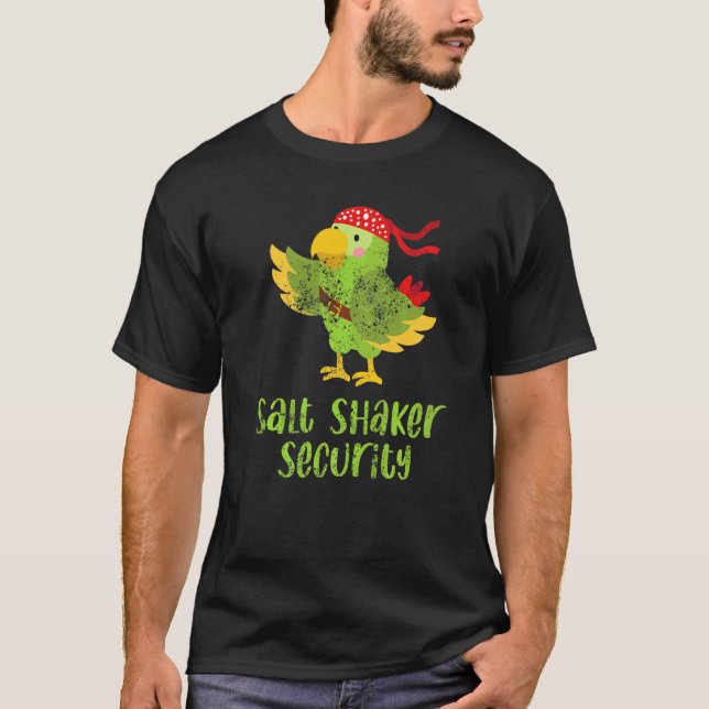 Camiseta Salt Shaker Security Parrots Parrot Lover Cockatoo (Frente)