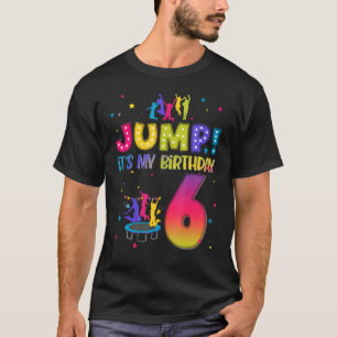 Camiseta Salta O Meu 6 de Aniversário Festa de Matança de A