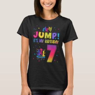 Camiseta Salta O Meu 7 de Aniversário Festa de Matança de A