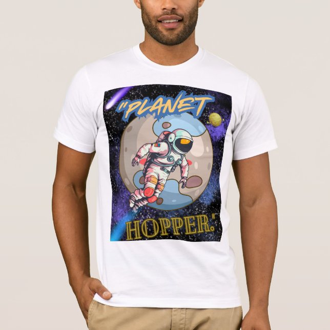 Camiseta Saltador planetário  (Frente)
