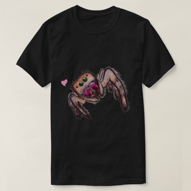 Camiseta Saltando Aranha Amor 3 (Frente do Design)