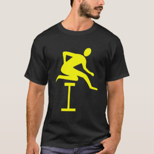 Camiseta Saltando obstáculos - Amarelo