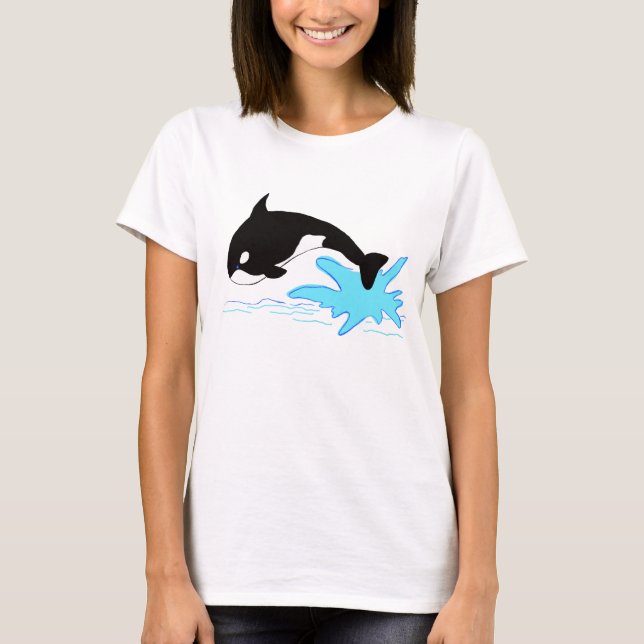 Camiseta Saltando Orca (Frente)