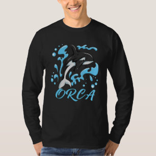 Camiseta Saltando Orca Whale Kids Seepark Cruzando Orca
