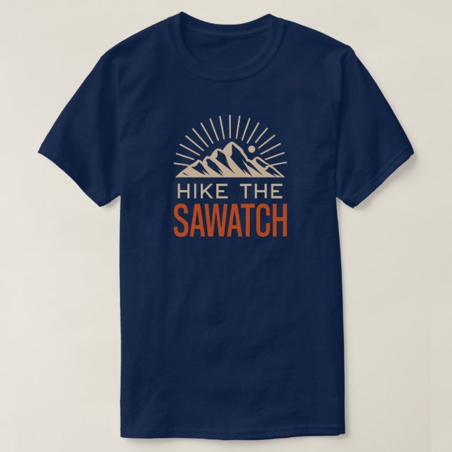 Camiseta Saltar A Faixa De Sawatch Sunburst (Frente do Design)