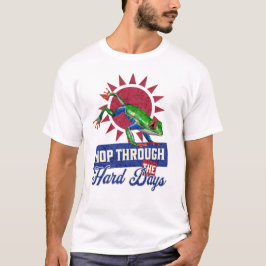 Camiseta Saltar Através dos Dias Difíceis Sapo-Árvore da Am