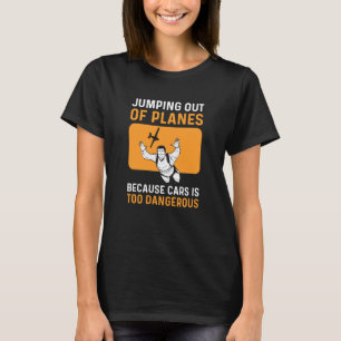 Camiseta Saltar de Aviões Paraquedismo Paracaidismo