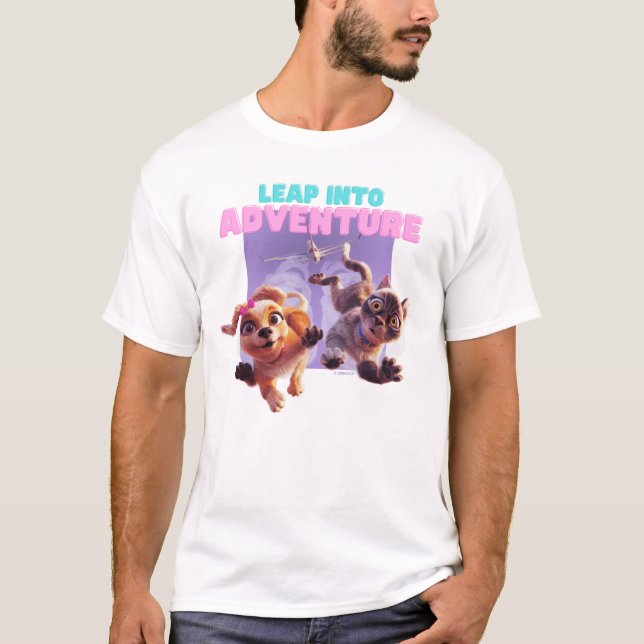 Camiseta Saltar para a aventura (Frente)