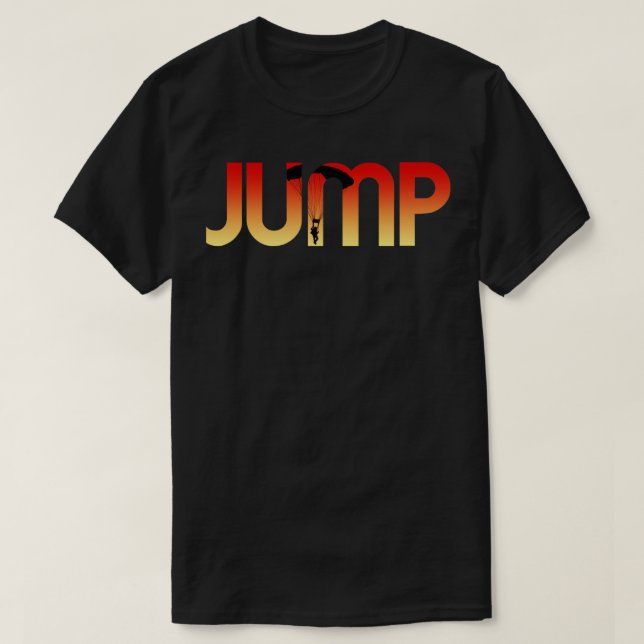 Camiseta Saltar Skydiving Base Saltando Design Skydivers (Frente do Design)