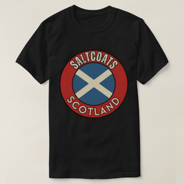 Camiseta Saltcoats, Scotland (Frente do Design)