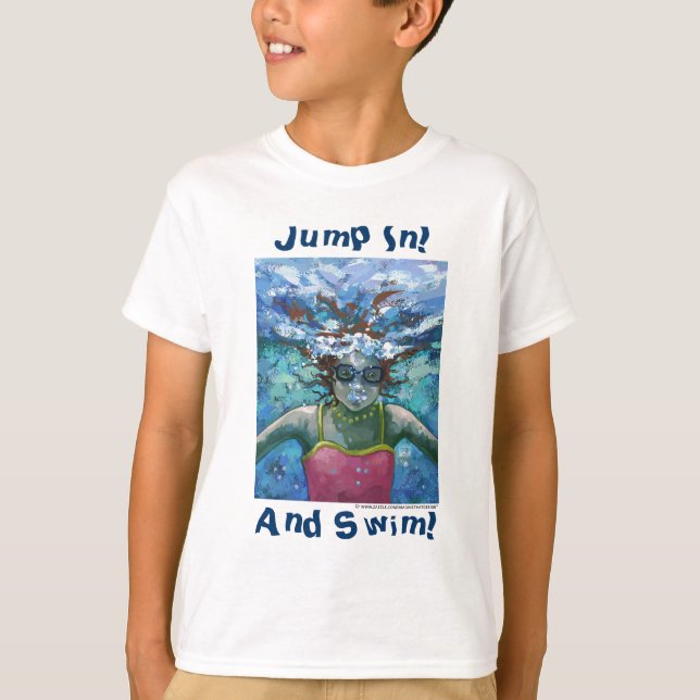 Camiseta Salte e Nade Debaixo da Água (Frente)
