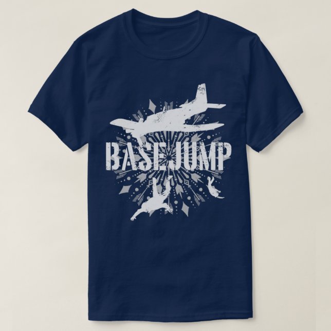 Camiseta Salto Base (Frente do Design)
