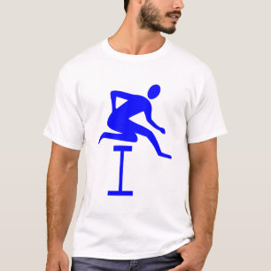 Camiseta Salto com barreiras - Azul